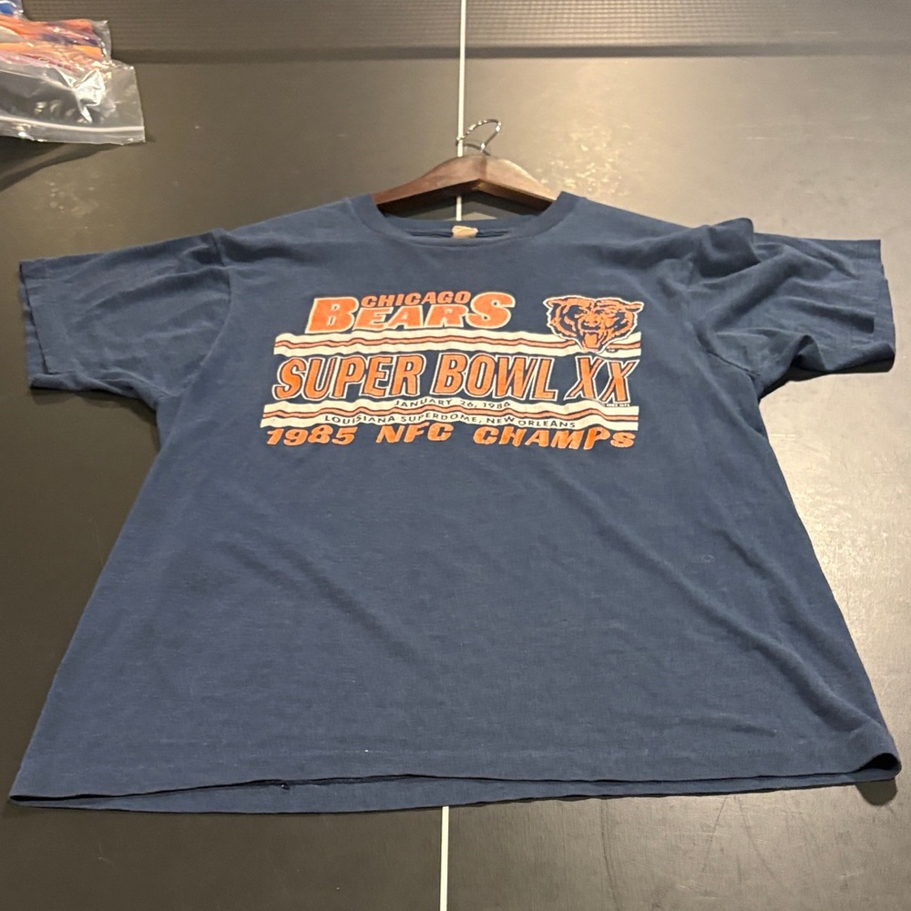 1985 Chicago Bears Super Bowl vintage M men's Tee